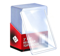 Protège-cartes rigides transparents 3'' x 4'' pour cartes à collectionner, Toploader 35PT en plastique rigide, Porte-cartes d'identité en PVC, Étui rigide pour cartes