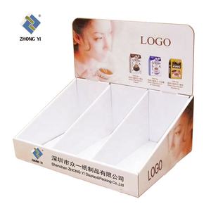 Mostrador corrugado, estante de mostrador de cartón para maquillaje, soporte de exhibición de mostrador cosmético, soporte de exhibición de papel - Product Image 6