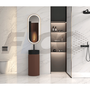 Desain Baru Kamar Mandi Disesuaikan Backlit Cermin Defogger Lampu Dimmer Mandi Led Cermin Kamar Mandi Modern - Product Image 4