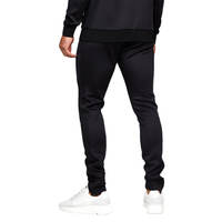 Ensemble de survêtement unisexe sur mesure avec logo personnalisé, fermeture éclair, surdimensionné, streetwear personnalisé, fermeture éclair noire extensible, ensembles de jogging pour hommes
