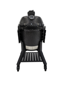Grande <span class=keywords><strong>Barbecue</strong></span> Extérieur Moderne en Céramique Gris Foncé Brillant de 22 Pouces en Forme d'Œuf pour Grand Fabricant - Product Image 2