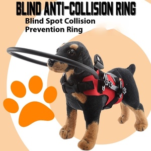 Arnê<span class=keywords><strong>s</strong></span> do anel anticolisão do cão cego protetor pequeno do anel do guia do cão com fechamento do botão feito do poliéster durável - Product Image 5