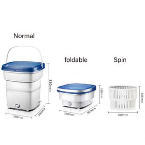 2020 New Model Portable 2kg Foldable Mini Washing Machines With Dryer for Traveling - Product Image 2