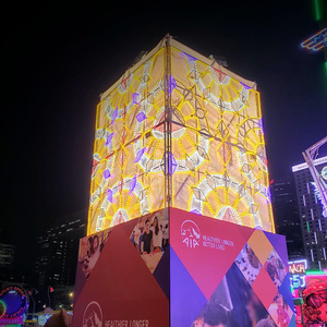 Décorations lumineuses de Noël pour l'<span class=keywords><strong>extérieur</strong></span>, NOUVEAU, prix d'usine créatif, <span class=keywords><strong>décoration</strong></span> suspendue en ville, motif lumineux LED 2D pour poteau - Product Image 5