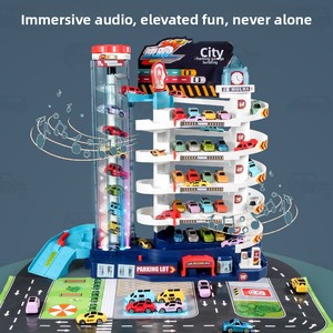 Jeu de Piste de Course de Voitures Dinosaures avec Parking, Aventure Éducative Interactif en Plastique, Échelle 1:5, Unisexe, Tous Âges - Product Image 4