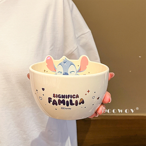 Vaisselle <span class=keywords><strong>Disney</strong></span> Cartoon 400ml, bols en céramique mignons, accessoires de cuisine pour enfants, usage domestique, cadeaux et usage scolaire - Product Image 1
