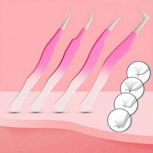 Meilleures pinces à sourcils courbées à pointe fine DANTRIC IMPLANTS DI-0043, pointe lisse, longueur 10 mm, en acier inoxydable durable pour l'isolation - Product Image 5