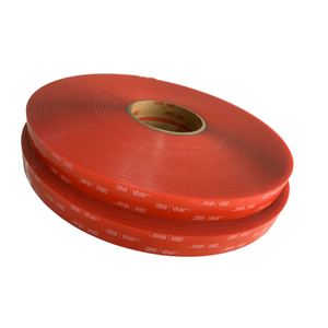Cinta Adhesiva de Doble Cara Roja 3M 4910 VHB Auténtica, Grosor de 1.1 mm, Resistencia de 40N/25 mm para Unión Industrial Permanente - Product Image 1