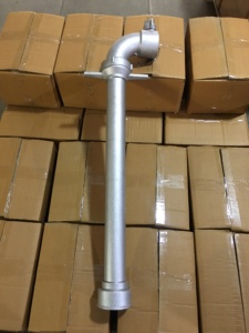 Válvula de Hidrante Subterráneo de Aluminio para Tubería de Derivación de Incendios, Válvula de Hidrante de Incendios de Cabeza Única, STANDPIPE URT.BS336, Rosca Redonda - Product Image 1