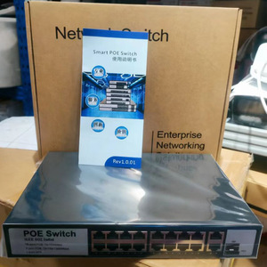Conmutador de Red HJSCCD Hongjin de 16 Puertos PoE Gigabit Full-Duplex para Monitoreo - Product Image 2
