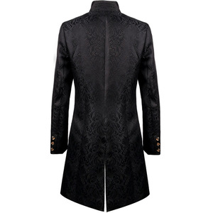 Abrigo de Estilo Vintage Steampunk para hombre, abrigo masculino de estilo europeo y americano, de Color sólido, con cuello levantado, para Navidad y comercio exterior, <span class=keywords><strong>2022</strong></span> - Product Image 3