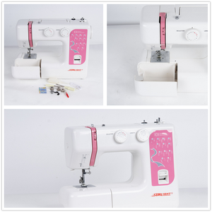 JUKKY 6624 máquina de bordado multifuncional Motor eléctrico Mini máquinas de coser domésticas portátiles para maquinaria de ropa de tela - Product Image 3