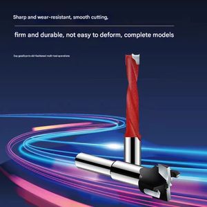 Getipte Boorkop Stopt Drift, Spiraalvormige Groeven Maken Een Gladde Boring Mogelijk In Hard Zacht Hout Dat Geschikt Is Voor Insteekdeugkklussen - Product Image 4