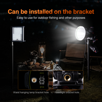 Lampe frontale LED haute puissance 20W à faisceau laser blanc avec filtres UV jaunes et bleus pour la chasse