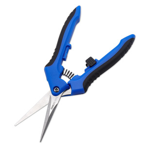 Lu Ban's Work Stainless Steel Pruning Shears Butterfly Bypass For Fruit <b>Trees</b> And Shrubs Blue Handle Manual <b>Garden</b> Tool - Product Image 1