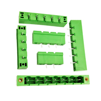 Terminal de cableado Componentes electrónicos 5,08mm 4P Terminales de conector hembra 300V10A Bloque de terminales enchufable de paso