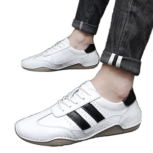 Chaussures décontractées basses pour hommes en cuir de vachette, confortables et populaires, style Octopus, grandes tailles - Product Image 1