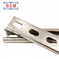 Profilé en C 41x21 sans paillettes, haute teneur en zinc, norme ASTM, longueur 3m, personnalisable OEM avec service de découpe pour installations CVC légères