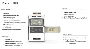 Twin Stim <span class=keywords><strong>TENS</strong></span> 7000 Stimulartor otot Unit <span class=keywords><strong>TENS</strong></span> Digital dengan aksesori untuk pereda nyeri punggung dan stimulasi otot