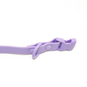 Wasserdichtes Verstellbares PVC-Hundehalsband Langlebiges Wasserfestes Fleckenresistentes Weiches Gummibeschichtetes Haustierhalsband - Product Image 4