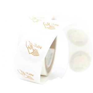 Custom NFC <strong>Tag</strong> <strong>NXP</strong>-NTAG213 215 216 <strong>RFID</strong> Label Sticker Roll Access Control Accessory - Product Image 1