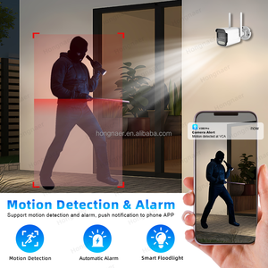 Hongnaer <span class=keywords><strong>2</strong></span>/3MP Indoor Outdoor Smart Wireless CCTV Bullet IP-Kamera V380 Pro 4G Sim-Karte WiFi-Überwachung Home Security-Kamera - Product Image 5