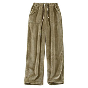 بنطلون بيجامة حراري مطبوع للجنسين، مريح وناعم للغاية، مصنوع من الفلانيل المنسوج، مناسب للربيع والشتاء، طقم بنطلون بيجامة مطبوع من الفلانيل - Product Image 1