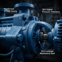 Pompe à eau de alimentation pour chaudière à vapeur MODO, prix usine, pompe horizontale multi-étages, pompe à eau multi-étages