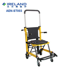 Fauteuil roulant manuel d'escalade d'escaliers en aluminium AEN-ST003 pour l'Irlande, chaise d'évacuation pliable - Product Image 1
