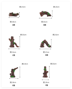 Decoración Moderna <span class=keywords><strong>para</strong></span> el Hogar, Mini <span class=keywords><strong>Jardín</strong></span> de Resina, Letrero de Bienvenida, Valla, Tronco de Árbol, Flecha, Señal de Carretera, Lindas Mini Figuras, Amor de Hadas - Product Image 2