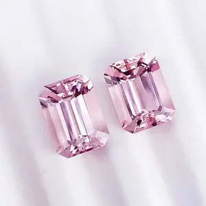 Octagon Shape 5x3mm~16x12mm Good Quality Medium Pink Color buy jewelry pink gemstones online stone price Natural Pink Morganite