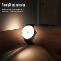 Montre connectée pour homme, étanche IP68, écran rond de 1,26 pouce, 123 modes sportifs, appel BT, lampe torche