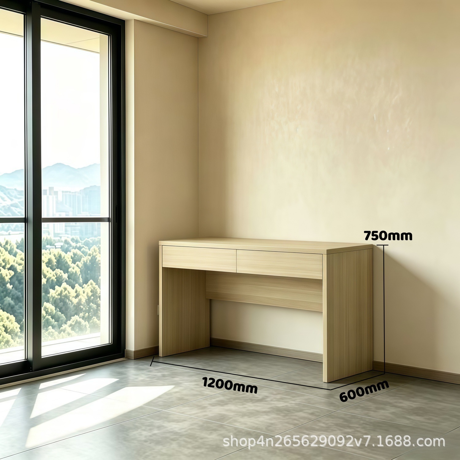 1.2-meter computer desk - W