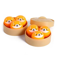 Jouets anti-stress en forme de bao bao vapeur TPR, jouets sensoriels apaisants à presser, jouets pour enfants, cadeaux de fête, vente en gros