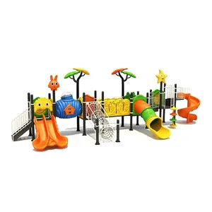 QiaoQiao cheap plastic slide outdoor playground children outdoor playground equipment slide for children