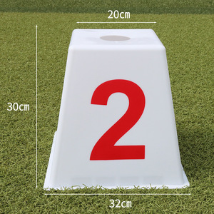 Coni di segno della pista del triangolo di velocità in plastica ABS per la zona di agilità che segna i coni per la pista <span class=keywords><strong>e</strong></span> il campo - Product Image 3