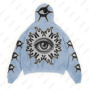 Ensemble de survêtement décontracté personnalisé respirant à fermeture éclair intégrale, imprimé, manches longues, vêtements de sport, activité de plein air, sweat-shirt robuste pour homme - Product Image 1