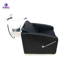Ziao — chaises à shampooing 2021 pliables en céramique noir, lit pour Salon de coiffure et soins de beauté, lavage à l'arrière