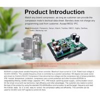 2.0HP BLDC Compresseur Inverter Driver Board Climatiseur PCB Circuit Board avec alarme d'erreur et diverses fonctions de protection