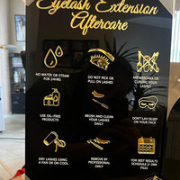 Enseigne murale personnalisée en lettres en relief 3D, découpe au laser intérieure, réception de bureau, esthétique, spa, salon, logo en acrylique doré pour la décoration