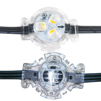 Pixel-foco de luz led para decoración navideña, luces de píxel resistentes al agua ip68, 2904 ws2811 5054 rgbw, vacaciones permanentes