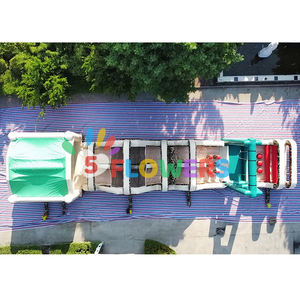 विशाल 60ft सैन्य inflatable बाधा कोर्स के साथ वयस्कों के लिए बड़े inflatable थीम पार्क - Product Image 3