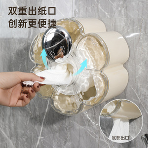 Wall Mounted Waterproof Toilet <b>Paper</b> Holder Sunflower Design For Bathroom Use - Product Image 1