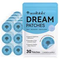 Acentiallabs 30 Patchs Transdermiques pour un Sommeil Sain, Soutien Relaxant pour un État de Repos Apaisant, Patchs Doux pour des Rêves et un Sommeil Amélioré