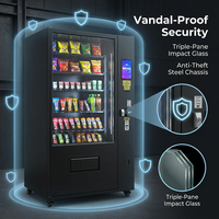 Distributeur automatique réfrigéré intelligent standard allemand pour chocolats, avec SDK, gestion basée sur le cloud et surveillance à distance pour snacks et aliments