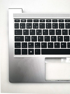 Hot Sale for HP ProBook 440 450 G8 in Belgium European Laptop Palmrest Silver Top Cover <b>Keyboard</b> Upper Case M23770-041" - Product Image 5