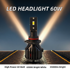 Nuevo Faro LED para Auto UGGV de Alta Potencia H7 9005 H11 H4 con Integración de Luz Larga 6500k para Accord 12V 60W 35000lm - Product Image 2