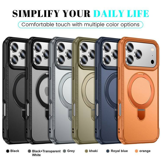 Multi-color Shock Absorbing Armor Case Magnetic Protective Shell Foldable Ring Holder Travel for Oppo Reno 11 12 13F 14F 15F