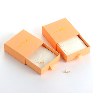 Wholesale Custom Logo Cardboard Drawer Jewelry <b>Packaging</b> Box Paper Gift Box for Necklace Earrings Ring - Product Image 5