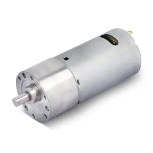 Kinmore 12v 24 Volt 37mm 250 Rpm Motor 37B555 Electric Gear Dc Motor For Lawn Mower